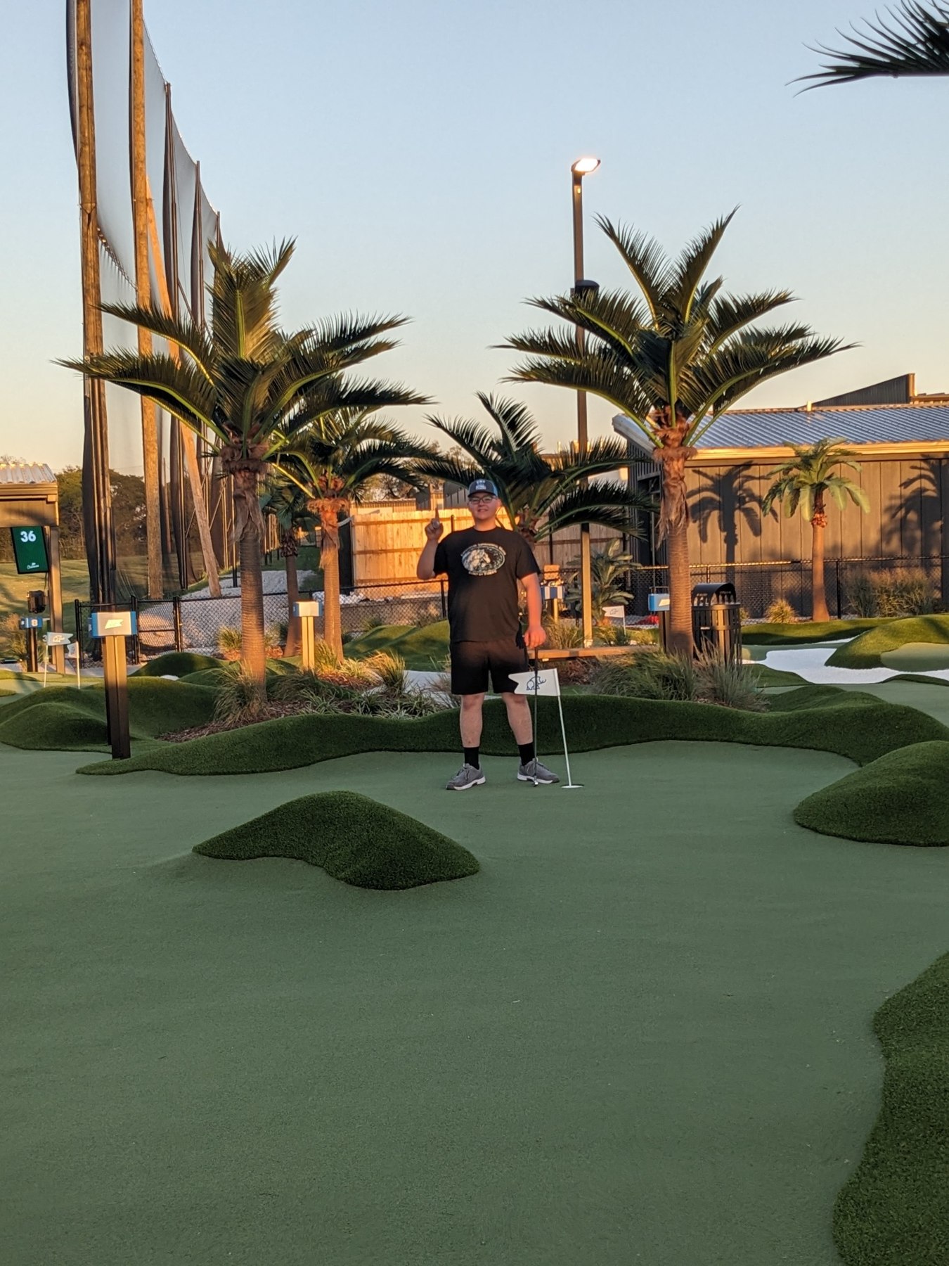 The evening round